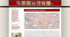 Desktop Screenshot of anciens-materiaux.fr